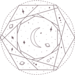 line art of Jyotish astrology symbol
