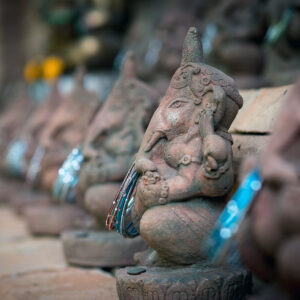 Row of Ganesha