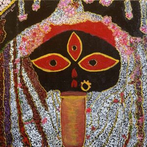 painting of Hindu Goddess Kali