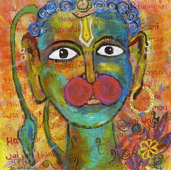 painting of Hanuman