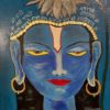 painting of Hindu God Lord Vishnu